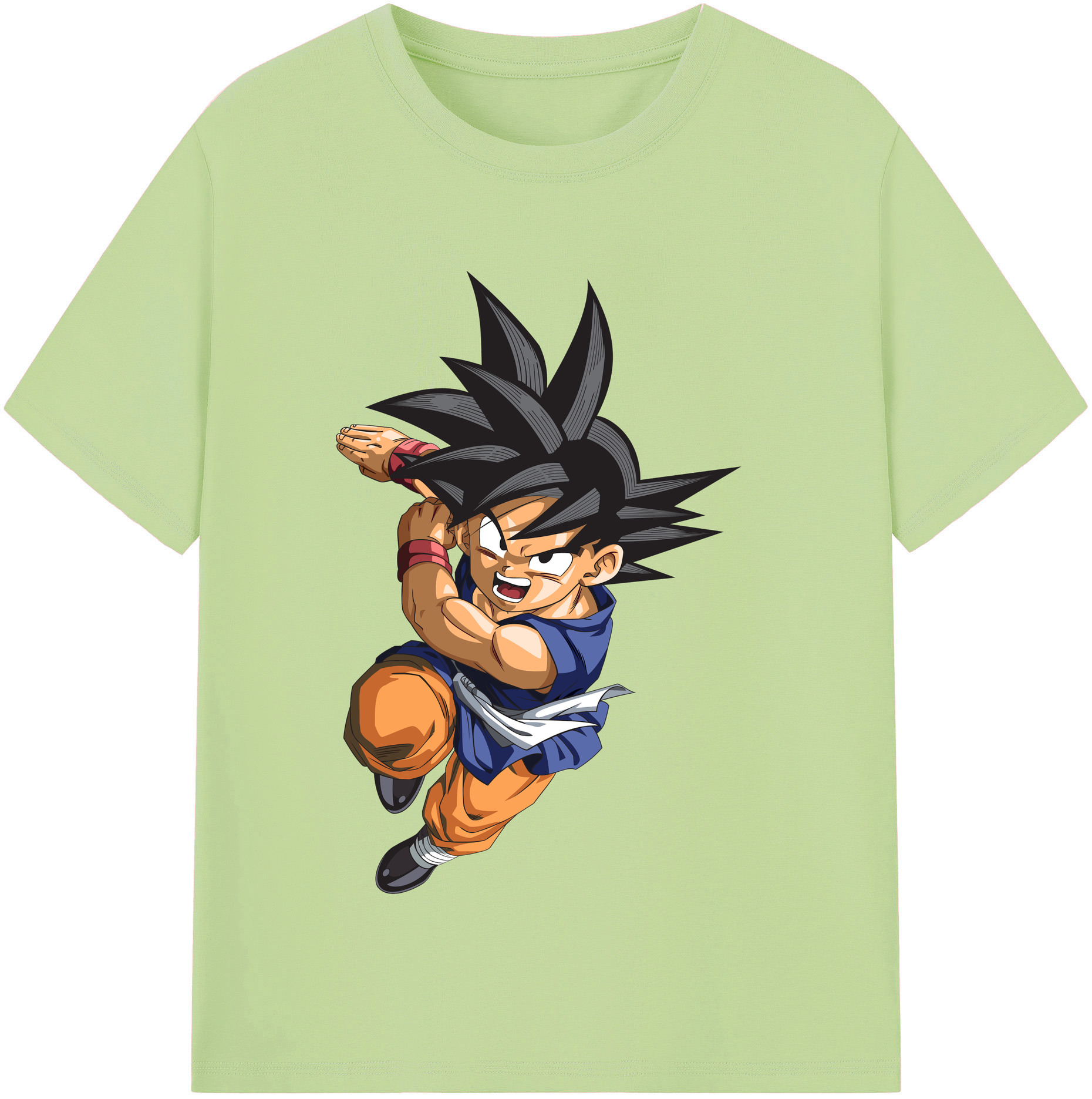 （画像用） ドラゴンボール 孫悟空（そん ごくう）Son Goku カカロット DRAGON BALL Kakarotto 綿100％半袖Tシャツ（フロントプリント）
